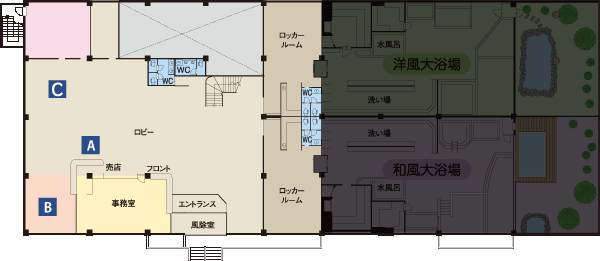 1階フロアマップ